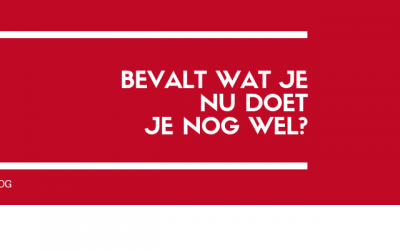 Als wat je doet niet meer bevalt, ga dan. Je bent geen boom.