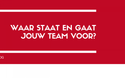 Waar staat en gaat jouw team voor?