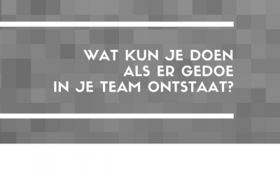 Gedoe in je team, je kunt er op wachten.